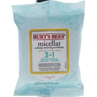 Micellar Makeup Removing Towelettes - Coconut and Lotus Water by Burts Bees for Women - 10 Count Towelettes - Fresh Bloom Skin - Premium Skincare Solutions for Nourished, Hydrated, and Radiant Skin Every Day