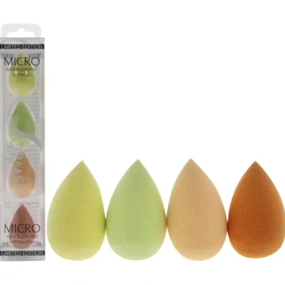 Micro Mini Blending Sponges by Sorme Cosmetics for Women - 4 Pc Sponge - Fresh Bloom Skin - Premium Skincare Solutions for Nourished, Hydrated, and Radiant Skin Every Day