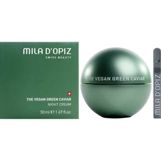 Mila D Opiz The Vegan Green Caviar Night Cream by Mila D Opiz for Women - 1.69 oz Cream - Fresh Bloom Skin - Premium Skincare Solutions for Nourished, Hydrated, and Radiant Skin Every Day