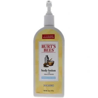 Milk and Honey Body Lotion by Burts Bees for Unisex - 12 oz Body Lotion - Fresh Bloom Skin - Premium Skincare Solutions for Nourished, Hydrated, and Radiant Skin Every Day