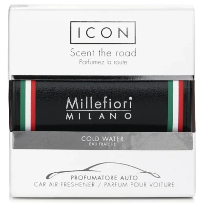 Millefiori Icon Urban Car Air Freshener - Cold Water 1pc - Fresh Bloom Skin - Premium Skincare Solutions for Nourished, Hydrated, and Radiant Skin Every Day