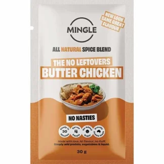 Mingle Butter Chicken All Natural Recipe Base 12x30g - Fresh Bloom Skin - Premium Skincare Solutions for Nourished, Hydrated, and Radiant Skin Every Day