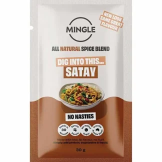 Mingle Satay All Natural Recipe Base 12x30g - Fresh Bloom Skin - Premium Skincare Solutions for Nourished, Hydrated, and Radiant Skin Every Day
