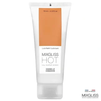 MIXGLISS Hot Water Based Lubricant - Cinnamon 70ml / 2.37oz - Fresh Bloom Skin - Premium Skincare Solutions for Nourished, Hydrated, and Radiant Skin Every Day