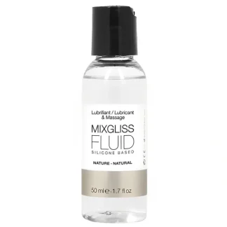 MIXGLISS Nature 2 in 1 Silicone Based Lubricant & Massage - Natural 50ml / 1.7oz - Fresh Bloom Skin - Premium Skincare Solutions for Nourished, Hydrated, and Radiant Skin Every Day