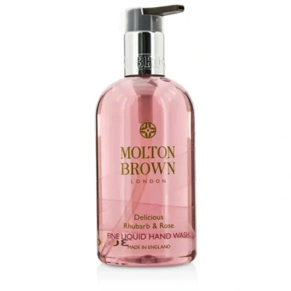 Molton Brown Delicious Rhubarb & Rose Fine Liquid Hand Wash 300ml/10oz - Fresh Bloom Skin - Premium Skincare Solutions for Nourished, Hydrated, and Radiant Skin Every Day