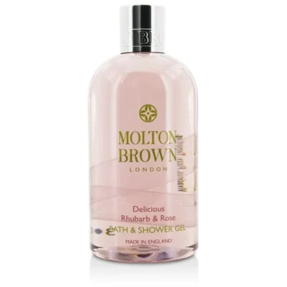 Molton Brown Delicious Rhubarb & Rose Bath & Shower Gel 300ml/10oz - Fresh Bloom Skin - Premium Skincare Solutions for Nourished, Hydrated, and Radiant Skin Every Day