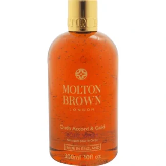 Molton Brown Oudh Accord & Gold Body Wash by Molton Brown for Men - 10 oz Body Wash - Fresh Bloom Skin - Premium Skincare Solutions for Nourished, Hydrated, and Radiant Skin Every Day