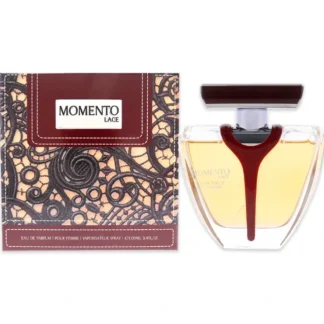 Momento Lace by Armaf for Women - 3.4 oz EDP Spray - Fresh Bloom Skin - Premium Skincare Solutions for Nourished, Hydrated, and Radiant Skin Every Day