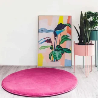 Momomi Soft Touch Round Mat 100cm - Fresh Bloom Skin - Premium Skincare Solutions for Nourished, Hydrated, and Radiant Skin Every Day