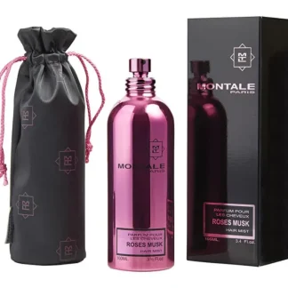 Montale Paris Roses Musk Parfum Hair Mist 100ml/3.4oz - Fresh Bloom Skin - Premium Skincare Solutions for Nourished, Hydrated, and Radiant Skin Every Day