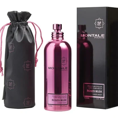 Montale Paris Roses Musk Parfum Hair Mist 100ml/3.4oz - Fresh Bloom Skin - Premium Skincare Solutions for Nourished, Hydrated, and Radiant Skin Every Day