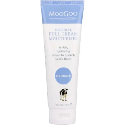 MooGoo Full Cream Moisturiser 200g - Fresh Bloom Skin - Premium Skincare Solutions for Nourished, Hydrated, and Radiant Skin Every Day