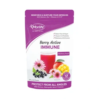 Morlife Berry Active Immune Elderberry Punch 200g - Fresh Bloom Skin - Premium Skincare Solutions for Nourished, Hydrated, and Radiant Skin Every Day
