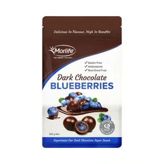 Morlife Blueberries Dark Chocolate 125g - Fresh Bloom Skin - Premium Skincare Solutions for Nourished, Hydrated, and Radiant Skin Every Day