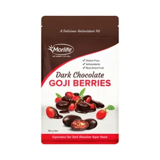 Morlife Goji Berries Dark Chocolate 150g - Fresh Bloom Skin - Premium Skincare Solutions for Nourished, Hydrated, and Radiant Skin Every Day
