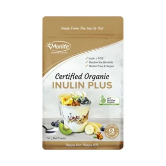 Morlife Organic Inulin Plus Powder 150g - Fresh Bloom Skin - Premium Skincare Solutions for Nourished, Hydrated, and Radiant Skin Every Day