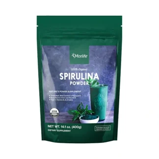 Morlife Organic Spirulina 400g - Fresh Bloom Skin - Premium Skincare Solutions for Nourished, Hydrated, and Radiant Skin Every Day