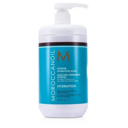Moroccanoil Intense Hydrating Mask - For Medium to Thick Dry Hair (Salon Product) 1000ml/33.8oz - Fresh Bloom Skin - Premium Skincare Solutions for Nourished, Hydrated, and Radiant Skin Every Day