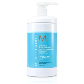 Moroccanoil Weightless Hydrating Mask (For Fine Dry Hair) 1000ml/33.8oz - Fresh Bloom Skin - Premium Skincare Solutions for Nourished, Hydrated, and Radiant Skin Every Day
