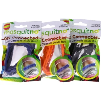 Mosquitno Get Connected Citronella Ankle Band Set by Mosquitno for Unisex - 3 Pc Band Orange, Blue, Black - Fresh Bloom Skin - Premium Skincare Solutions for Nourished, Hydrated, and Radiant Skin Every Day