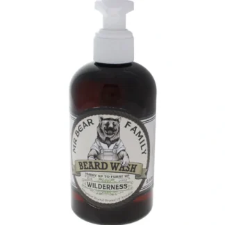 Mr Bear Family Beard Wash Wilderness by Mr Bear Family for Men - 8.4 oz Beard Wash - Fresh Bloom Skin - Premium Skincare Solutions for Nourished, Hydrated, and Radiant Skin Every Day