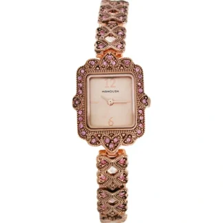 MSHLLRG Loulou - Rose Gold Stainless Steel Bracelet Watch by Manoush for Women - 1 Pc Watch - Fresh Bloom Skin - Premium Skincare Solutions for Nourished, Hydrated, and Radiant Skin Every Day
