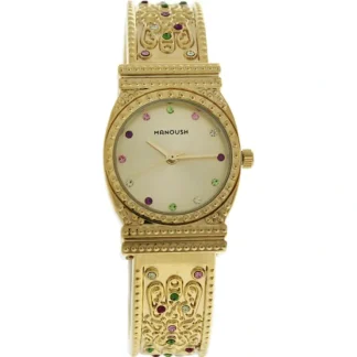 MSHMIG Mizuna - Gold Stainless Steel Bracelet Watch by Manoush for Women - 1 Pc Watch - Fresh Bloom Skin - Premium Skincare Solutions for Nourished, Hydrated, and Radiant Skin Every Day
