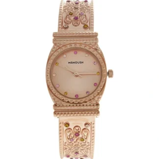 MSHMIRG Mizuna - Rose Gold Stainless Steel Bracelet Watch by Manoush for Women - 1 Pc Watch - Fresh Bloom Skin - Premium Skincare Solutions for Nourished, Hydrated, and Radiant Skin Every Day
