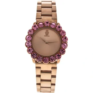 MSHSCRG-2 Scarlett - Rose Gold Stainless Steel Bracelet Watch by Manoush for Women - 1 Pc Watch - Fresh Bloom Skin - Premium Skincare Solutions for Nourished, Hydrated, and Radiant Skin Every Day