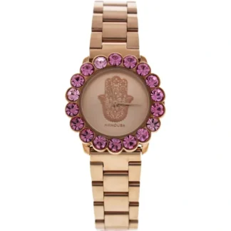 MSHSCRG Scarlett Hand - Rose Gold Stainless Steel Bracelet Watch by Manoush for Women - 1 Pc Watch - Fresh Bloom Skin - Premium Skincare Solutions for Nourished, Hydrated, and Radiant Skin Every Day
