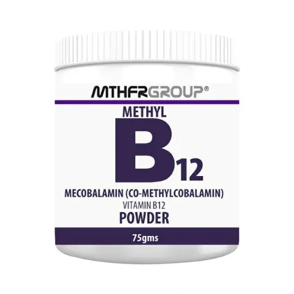 MTHFR Group Mecobalamin (Co-Methylcobalamin) B12 Powder 75g - Fresh Bloom Skin - Premium Skincare Solutions for Nourished, Hydrated, and Radiant Skin Every Day