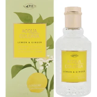 Muelhens 4711 Acqua Colonia - Lemon and Ginger by Muelhens for Unisex - 1.7 oz EDC Spray - Fresh Bloom Skin - Premium Skincare Solutions for Nourished, Hydrated, and Radiant Skin Every Day