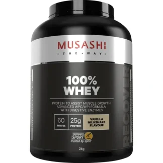 Musashi 100% Whey Vanilla Milkshake 2 kg - Fresh Bloom Skin - Premium Skincare Solutions for Nourished, Hydrated, and Radiant Skin Every Day