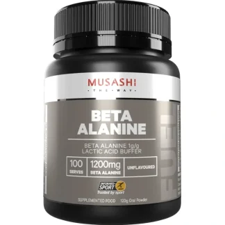 Musashi Beta Alanine Unflavoured 120g - Fresh Bloom Skin - Premium Skincare Solutions for Nourished, Hydrated, and Radiant Skin Every Day