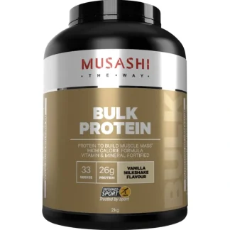 Musashi Bulk Protein Vanilla Milkshake 2 kg - Fresh Bloom Skin - Premium Skincare Solutions for Nourished, Hydrated, and Radiant Skin Every Day