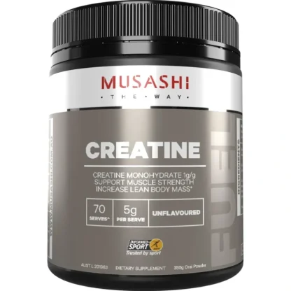 Musashi Creatine Unflavoured 350g - Fresh Bloom Skin - Premium Skincare Solutions for Nourished, Hydrated, and Radiant Skin Every Day