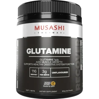 Musashi Glutamine Unflavoured 350g - Fresh Bloom Skin - Premium Skincare Solutions for Nourished, Hydrated, and Radiant Skin Every Day