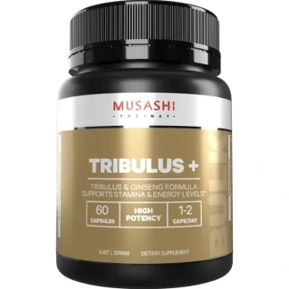 Musashi Tribulus+ 60 Capsules - Fresh Bloom Skin - Premium Skincare Solutions for Nourished, Hydrated, and Radiant Skin Every Day