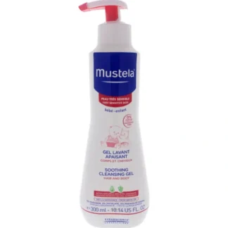 Mustela Soothing Cleansing Gel Hair and Body by Mustela for Kids - 10.14 oz Gel - Fresh Bloom Skin - Premium Skincare Solutions for Nourished, Hydrated, and Radiant Skin Every Day