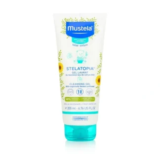 Mustela Stelatopia Cleansing Gel - For Atopic Prone Skin (Exp. Date: 06/2023) 200ml/6.76oz - Fresh Bloom Skin - Premium Skincare Solutions for Nourished, Hydrated, and Radiant Skin Every Day