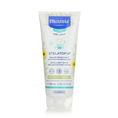 Mustela Stelatopia Emollient Balm - For Atopic-Prone Skin (box slightly damage) 200ml/6.76oz - Fresh Bloom Skin - Premium Skincare Solutions for Nourished, Hydrated, and Radiant Skin Every Day
