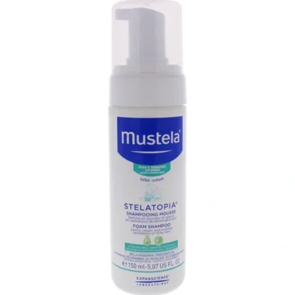 Mustela Stelatopia Foam Shampoo by Mustela for Kids - 5.07 oz Shampoo - Fresh Bloom Skin - Premium Skincare Solutions for Nourished, Hydrated, and Radiant Skin Every Day