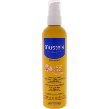 Mustela Very High Protection Sun Lotion - SPF 50 by Mustela for Kids - 10.14 oz Lotion - Fresh Bloom Skin - Premium Skincare Solutions for Nourished, Hydrated, and Radiant Skin Every Day