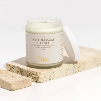 My ilo Melt Massage Candle- Unscented - Fresh Bloom Skin - Premium Skincare Solutions for Nourished, Hydrated, and Radiant Skin Every Day