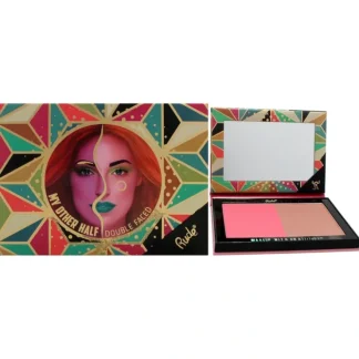 My Other Half Duo Shade Face Palette - Double Faced by Rude Cosmetics for Women - 0.4 oz Makeup - Fresh Bloom Skin - Premium Skincare Solutions for Nourished, Hydrated, and Radiant Skin Every Day