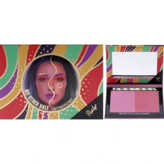 My Other Half Duo Shade Face Palette - Oxymoronic by Rude Cosmetics for Women - 0.458 oz Makeup - Fresh Bloom Skin - Premium Skincare Solutions for Nourished, Hydrated, and Radiant Skin Every Day
