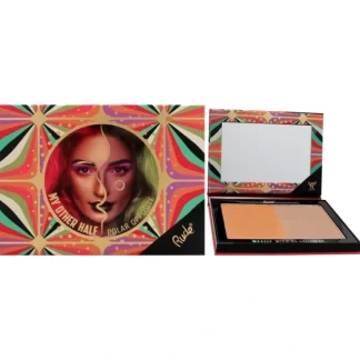 My Other Half Duo Shade Face Palette - Polar Opposite by Rude Cosmetics for Women - 0.4 oz Makeup - Fresh Bloom Skin - Premium Skincare Solutions for Nourished, Hydrated, and Radiant Skin Every Day