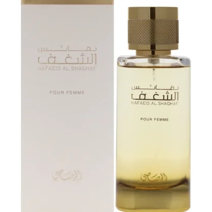 Nafaeis Al Shaghaf by Rasasi for Women - 3.38 oz EDP Spray - Fresh Bloom Skin - Premium Skincare Solutions for Nourished, Hydrated, and Radiant Skin Every Day