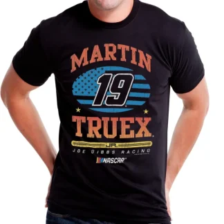 NASCAR Mens Classic Crew Tee - Martin Truex Jr - 7 Black by DelSol for Men - 1 Pc T-Shirt (L) - Fresh Bloom Skin - Premium Skincare Solutions for Nourished, Hydrated, and Radiant Skin Every Day